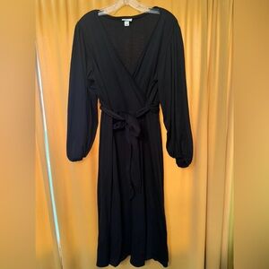 Ava & Viv Black Long Sleeve Dress